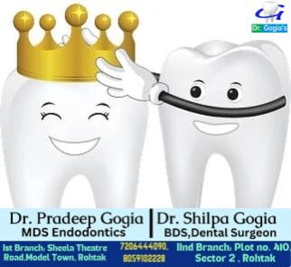 Dental Crown treatment at Dr. Gogia’s Super Specialty Dental Care Centre for smile restoration and tooth protection.