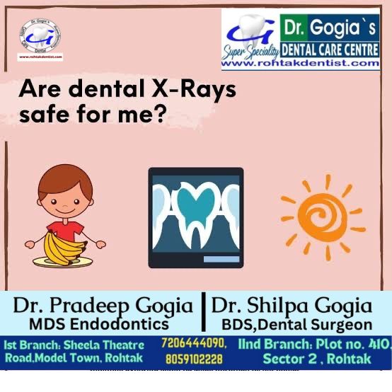 X-ray safe for me digital dental X-ray machine at Dr. Gogia’s clinic