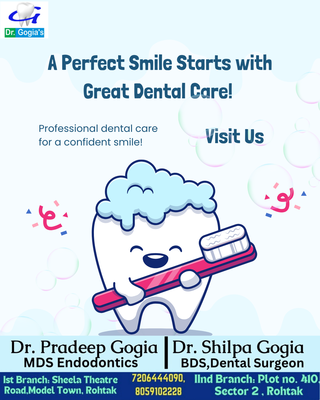Expert Dental Services at Dr. Gogia’s Super Specialty Dental Care Centre Rohtak