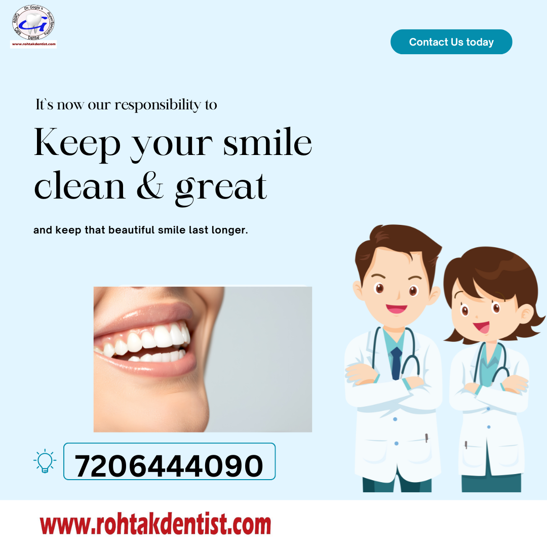 Aapki Healthy Smile ke liye daily brushing , flossing aur balanced diet zaroori hai.