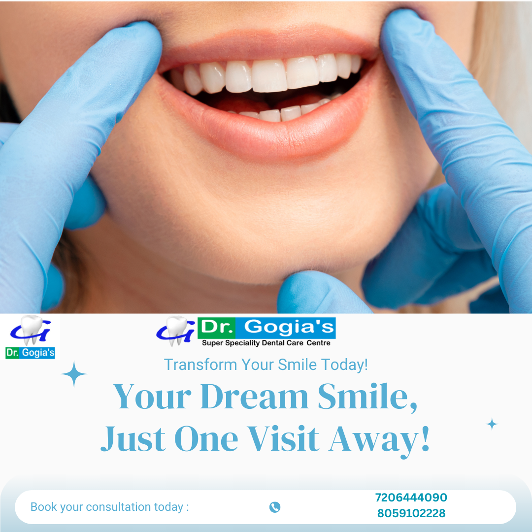 Dream Smile makeover at Dr. Gogia’s Super Specialty Dental Care Centre, Rohtak – one visit for a brighter, confident smile.